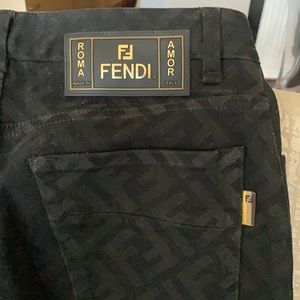 Fendi Logo Jeans 90s/Y2K